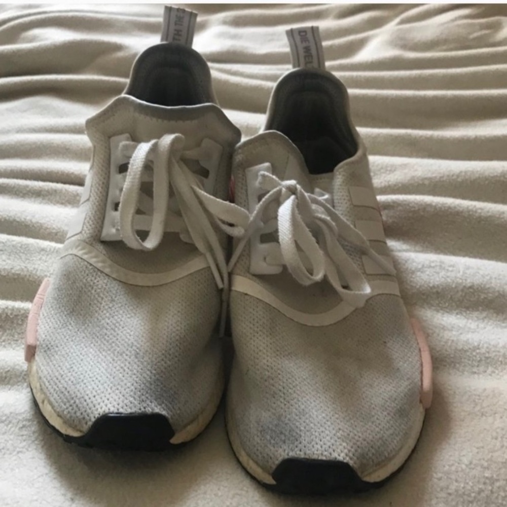 PINK ADIDAS NMDS SZ 8 WOMENS